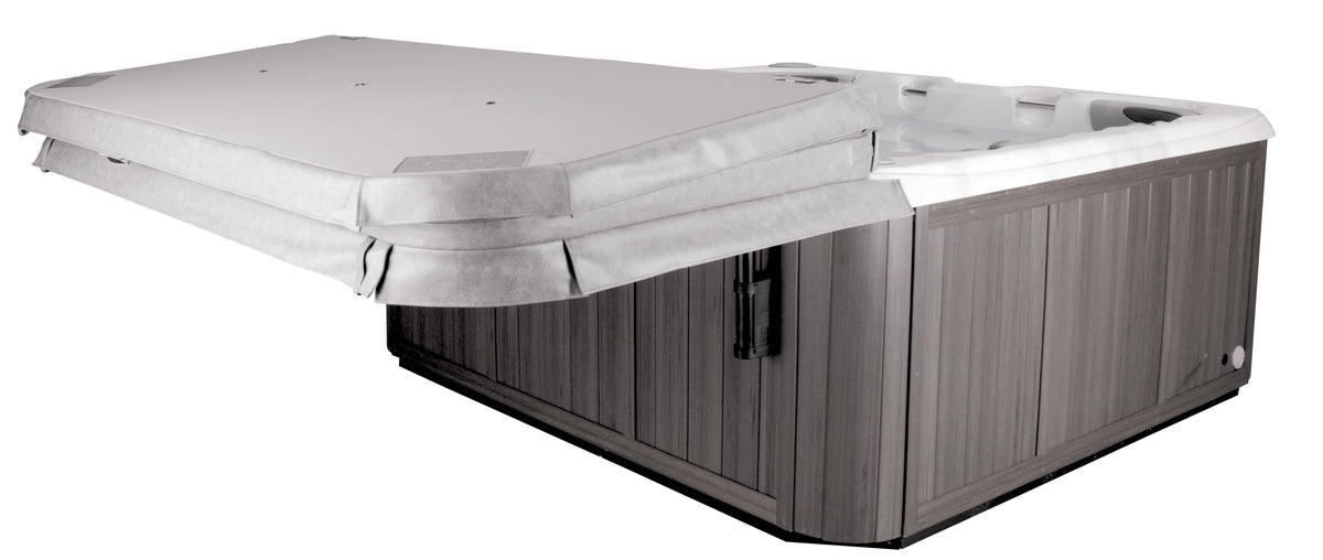 spa with cover open