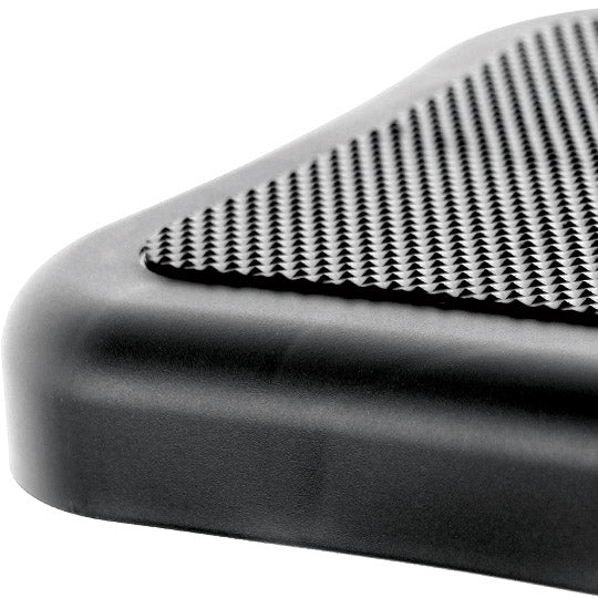 Black step with black foam padding
