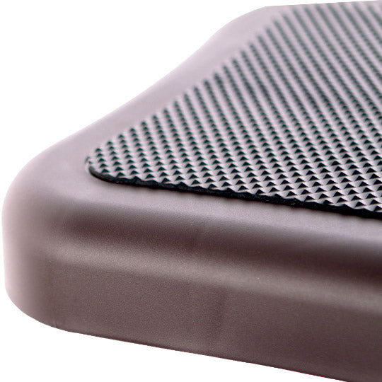 espresso step with black foam padding